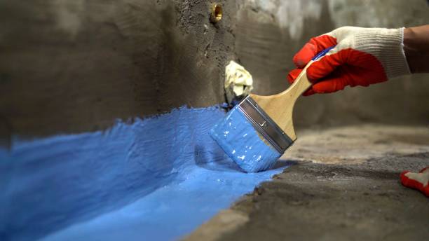 Commercial Interior Drainage System project at a West Linn, OR business property by SJ Waterproofing Pros